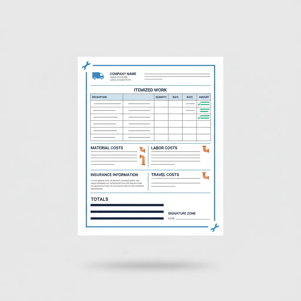 Modèle complet de devis plomberie professionnel